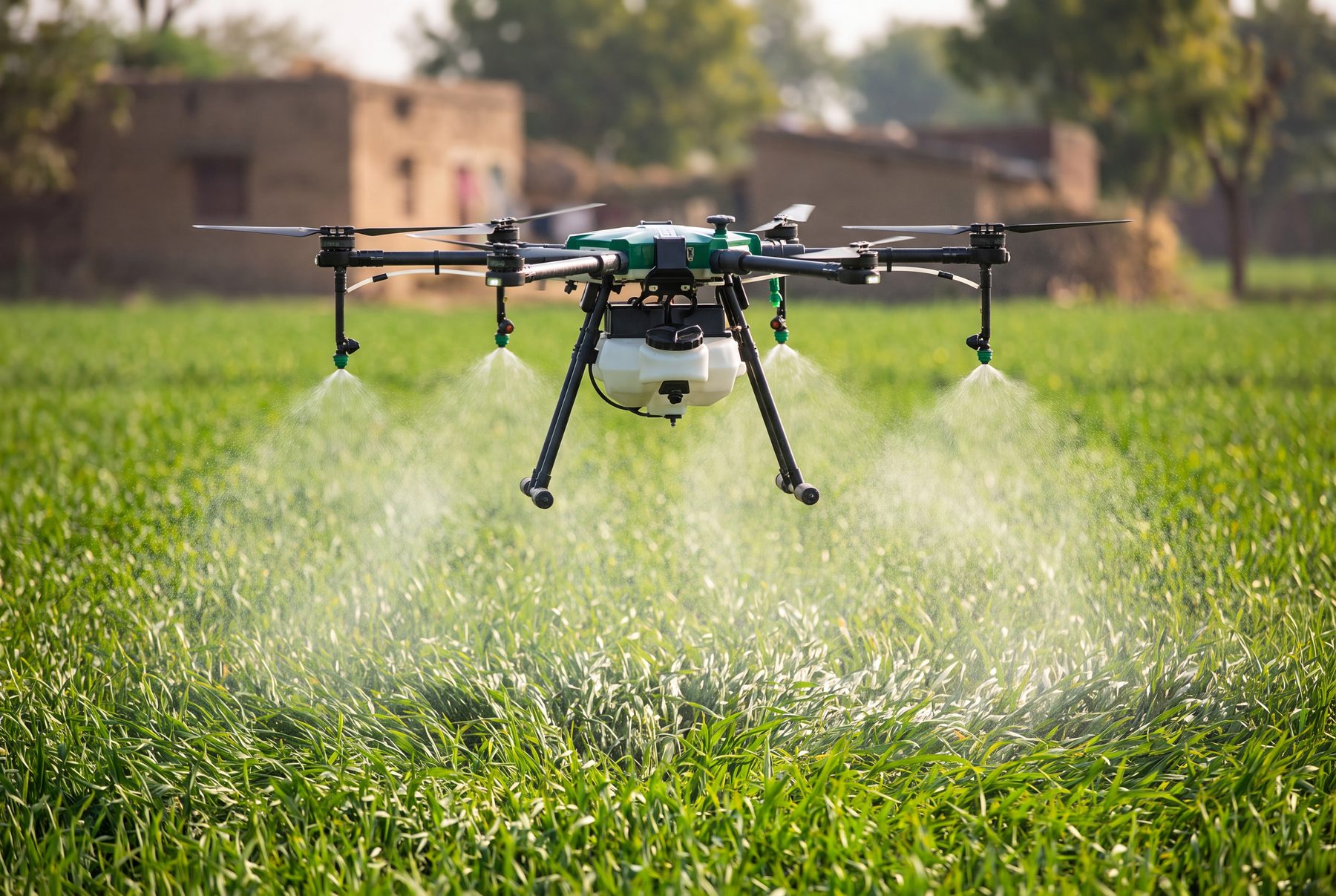 Agriculture drone spraying
